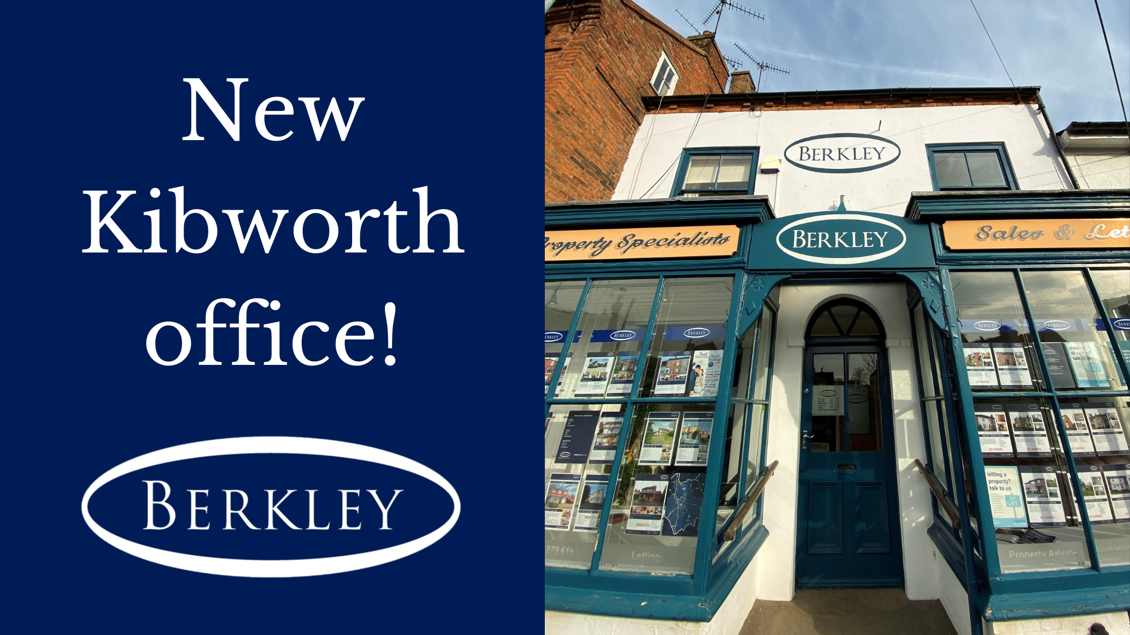 Our Berkley Kibworth Office is moving